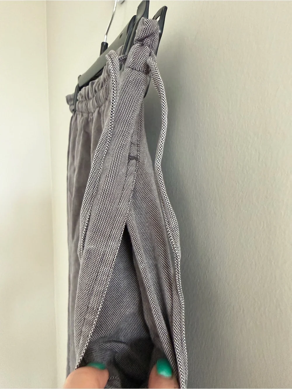 J Jill Gray Lyocell Wide Leg Pants Elastic Waist Casual Lounge Minimalist Small